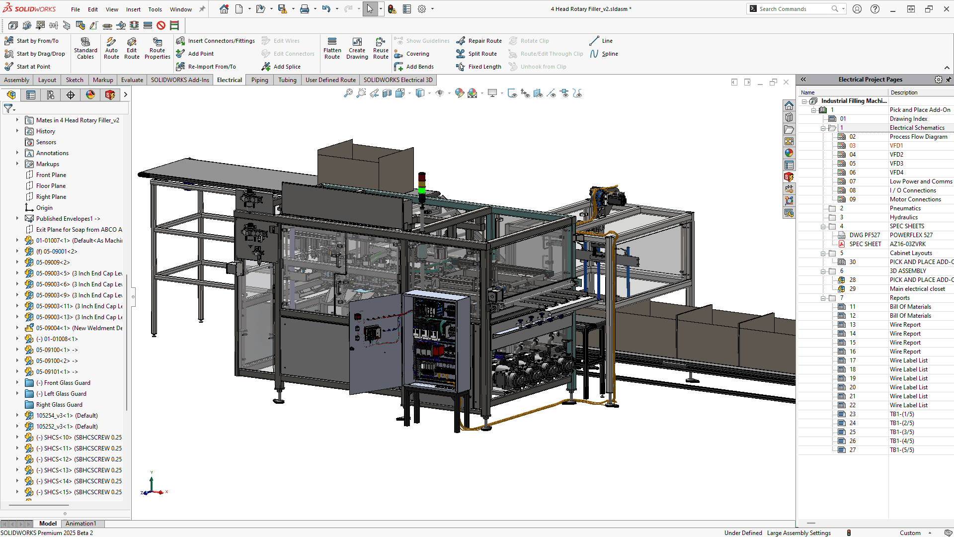 High-precision multi-axis actuator CAD model